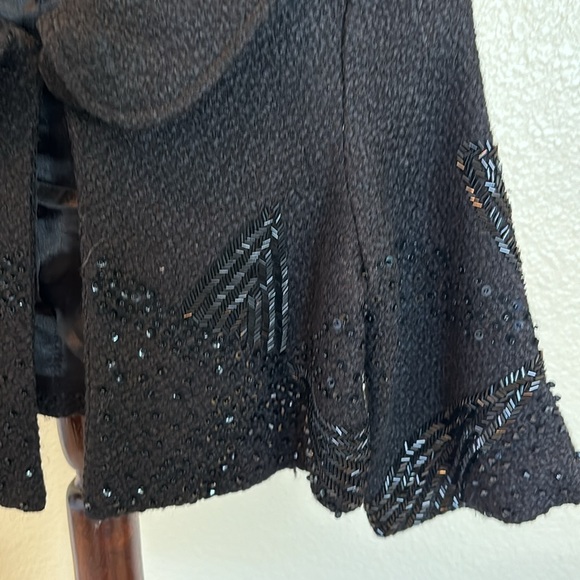 The Collection by SaraSara wool blend sequin/beaded jacket - Picture 4 of 4